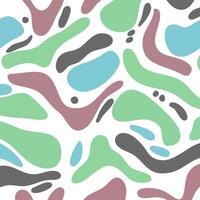 Abstract background with a hand drawn organic shapes pattern vector