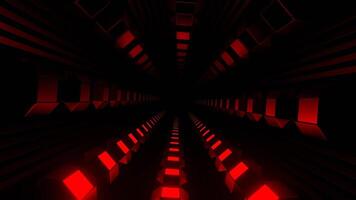 Red and Blue Slow Strobe Type Rotation Tunnel Background VJ Loop in 4K video
