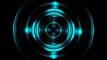 Cyan and Pink Kaleidoscope Corrugated Tunnel Background VJ Loop in 4K video
