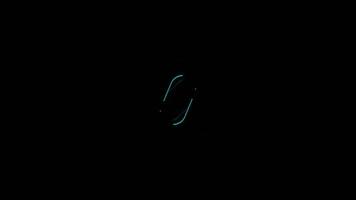 Multicolor Strobe Spiral Ellipse Tunnel Background VJ Loop in 4K video