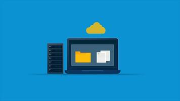 Uploading Digital Data to Secure Online Servers video