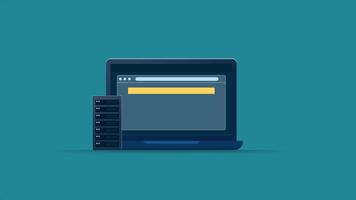Web Hosting and Domain Registration Cloud Server Solutions 2D Animation video