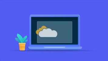 Copy and Paste in Action. Folder Icon Animation video