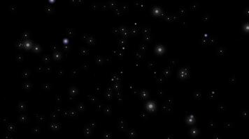 star animation in outer space background, animated stars falling into camera suitable for footage about outer space, galaxy, solar system, and night sky video
