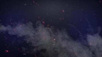 4K Smoke and Fire Motion Background, Dynamic Overlay Animation, Black Background Animation, High-Quality Fire and Smoke Effects, Loopable Motion Graphics video