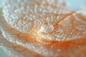 Photograph water droplets on a leaf by josephine de la rosa on 500 photo