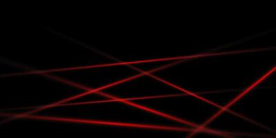 Abstract background with red laser lines vector