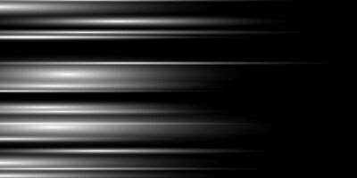 Abstract background with withe laser lines. Neon light. Special effect of horizontal speed lines. vector