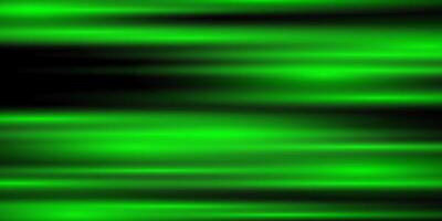 Abstract background with green laser lines. Neon light. Special effect of horizontal speed lines. vector