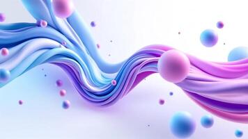 Abstract background with colorful waves video