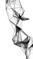 animation Abstract geometric polygonal structure background video