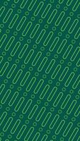 Colorful seamless geometric shape patterns background Green Color video