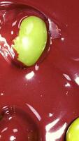 Grapes Dipped in Smooth Chocolate Background video