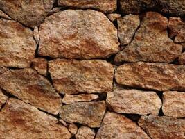 un Roca pared con muchos diferente tipos de rocas video