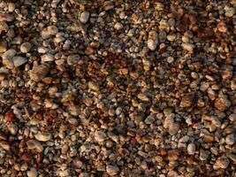 A close up of a gravel surface with rocks video