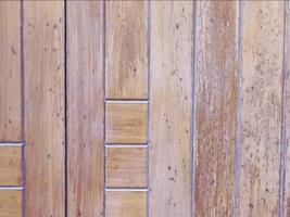 A close up of a wooden door with a square pattern video