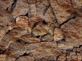 Rock wall with many different types of rocks video