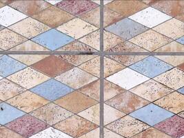 A tile pattern with different colors and designs video