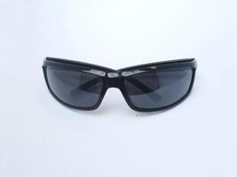 Black sunglasses isolated on white background photo
