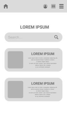 Browser Smartphone empty template mockup