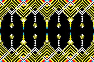 The vibrant patterns of local woven fabrics perfectly combine culture and craftsmanship. vector