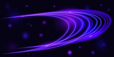 Abstract high speed motion effect, space background with light movement vector