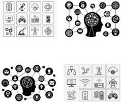 Digital Network and Technology vector