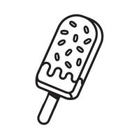 Delightful Ice Cream Bar Illustration for Refreshing Summer Graphics vector