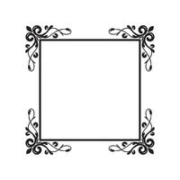 Elegant Ornamental Frame Design for Invitations and Decorative Artwork vector