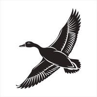 A close up of a bird flying in the sky vector