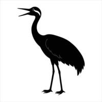 Sandhill Crane Head vector