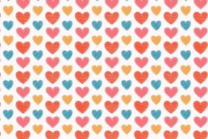 A pattern background with many loves on it vector