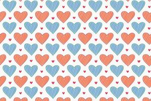 A pattern with many loves illustration vector