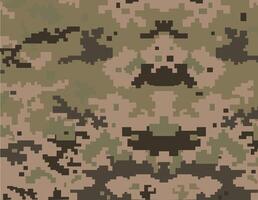 Professional pixel camouflage of the army of Ukraine for your production or design. vector