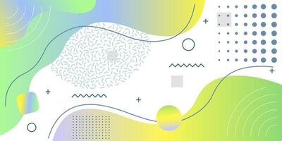 Abstract background from geometric shapes. Memphis design, retro elements for web, sale. vector