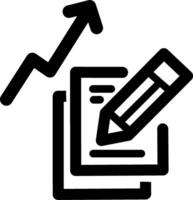 Digital Content internet marketing concept with rising arrow show increasing attention. vector