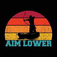 Aim Lower Graphic Design vector