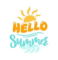 This vibrant Summer Sunshine Graphic features bright lettering, perfect for embracing the warmth and energy of the season. Add a touch of sun kissed to your designs vector