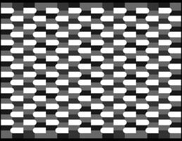 Black and white shape combination pattern vector