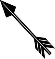 bow arrow icon with simple design vector