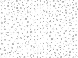 Hearts pattern design for decoration, wrapping paper, print, fabric or textile, romantic vector