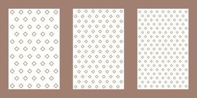Cute set pattern of geometric shapes, lovely cards, design for decoration, wrapping paper, print, fabric or textile, stylish collection vector