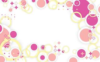 Colorful circle background with space in the middle vector