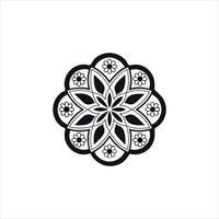 Artistic Floral Mandala Design with Delicate Patterns vector