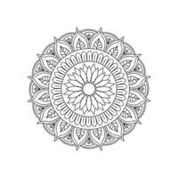 Custom Minimal Mandala Design Illustration for Personal Projects vector