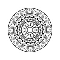 Intricate and Creative Minimal Mandala Design for Home and Digital Use vector