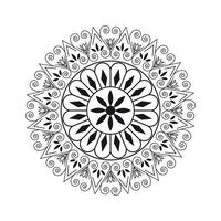 Decorative Minimal Mandala Design for Unique Artistic Creations vector