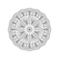 Stunning Minimal Mandala Artwork with Intricate Design Patterns vector