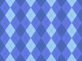 Elegant argyle pattern in calming blue hues. Perfect for backgrounds, textiles, or website designs. vector