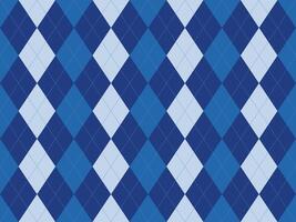 Elegant argyle pattern in shades of blue. Perfect for backgrounds, textiles, or website design. Clean lines and classic style create a sophisticated and timeless feel. vector